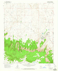 Crownpoint 1963 topographic map thumbnail