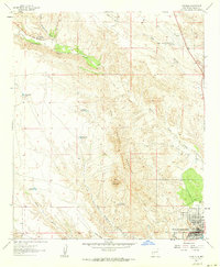 Cuchillo 1961 topographic map thumbnail