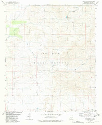 Culp Canyon 1981 topographic map thumbnail
