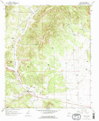 Datil 1963 topographic map thumbnail