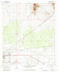 Deming East 1965 topographic map thumbnail