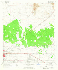 Deming East 1965 topographic map thumbnail