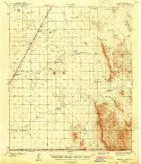Desert 1943 topographic map thumbnail