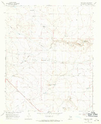 Devils Well 1967 topographic map thumbnail