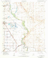 Dexter East 1950 topographic map thumbnail
