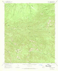 Diablo Range 1965 topographic map thumbnail