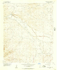 Diamond A Ranch 1956 topographic map thumbnail