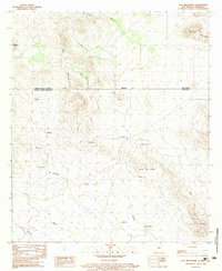 Dog Mountains 1983 topographic map thumbnail