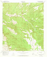 Dorsey Ranch 1950 topographic map thumbnail