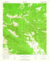 Dorsey Ranch 1950 topographic map thumbnail