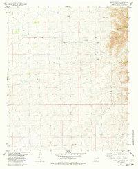 Dugout Canyon 1981 topographic map thumbnail