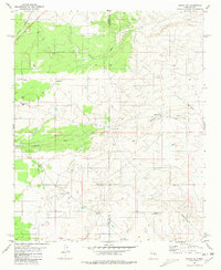 Duran NE 1981 topographic map thumbnail