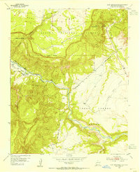 Echo Ampitheater 1953 topographic map thumbnail