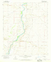 Eightmile Draw 1962 topographic map thumbnail