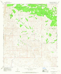 El Paso Canyon 1965 topographic map thumbnail