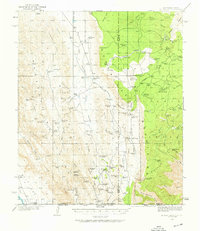 El Paso Gap 1935 topographic map thumbnail