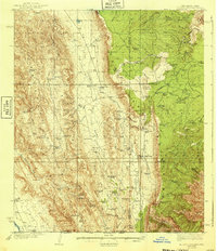 El Paso Gap 1940 topographic map thumbnail
