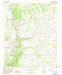 El Vado 1983 topographic map thumbnail