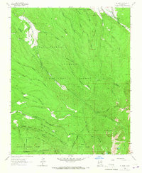 El Valle 1964 topographic map thumbnail