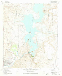 Elephant Butte 1958 topographic map thumbnail
