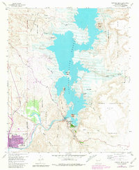 Elephant Butte 1958 topographic map thumbnail