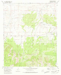 Encinoso 1981 topographic map thumbnail