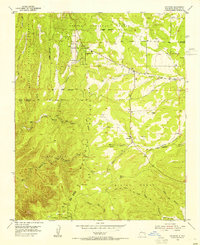 Escabosa 1954 topographic map thumbnail