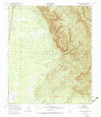 Escondido Canyon topographic map thumbnail