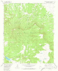 Escondido Mountain 1981 topographic map thumbnail
