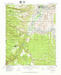 Espanola 1953 topographic map thumbnail