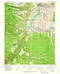Espanola 1953 topographic map thumbnail