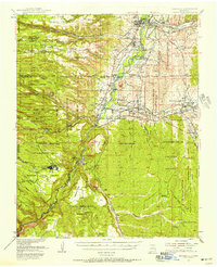 Espanola 1953 topographic map thumbnail