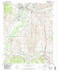 Espanola 1984 topographic map thumbnail