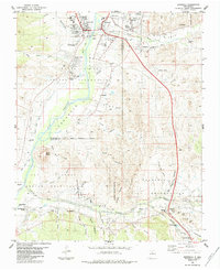 Espanola 1984 topographic map thumbnail
