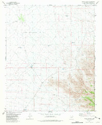 Fence Canyon 1981 topographic map thumbnail