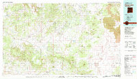 Fence Lake 1981 topographic map thumbnail