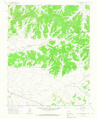 Five Lakes Canyon NW 1963 topographic map thumbnail