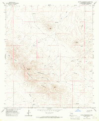 Flying W Mountain 1965 topographic map thumbnail