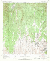 Fort Bayard 1947 topographic map thumbnail