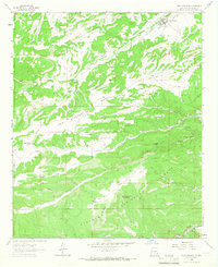 Fort Stanton 1963 topographic map thumbnail