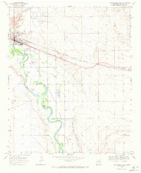 Fort Sumner East 1968 topographic map thumbnail