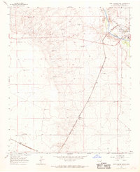 Fort Sumner West 1965 topographic map thumbnail