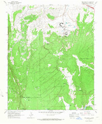 Fort Wingate 1963 topographic map thumbnail