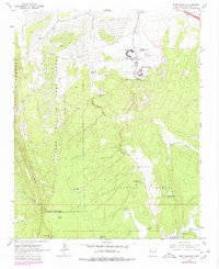 Fort Wingate 1963 topographic map thumbnail