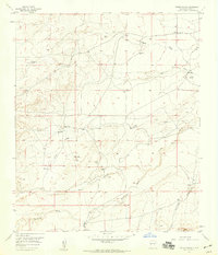 Foster Ranch 1957 topographic map thumbnail