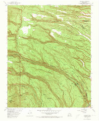 Frijoles 1952 topographic map thumbnail