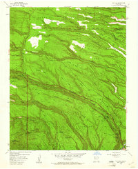 Frijoles 1952 topographic map thumbnail