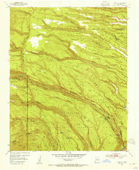 Frijoles 1952 topographic map thumbnail