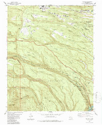 Frijoles 1984 topographic map thumbnail