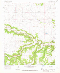 Frutosa Lake 1964 topographic map preview